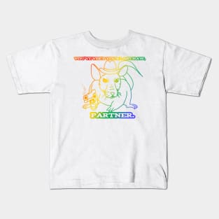 You've Yee'd Your Last Haw (Rainbow Version) Kids T-Shirt